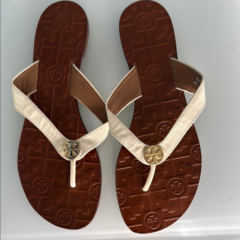 Tory Burch Women's Cream Sandals